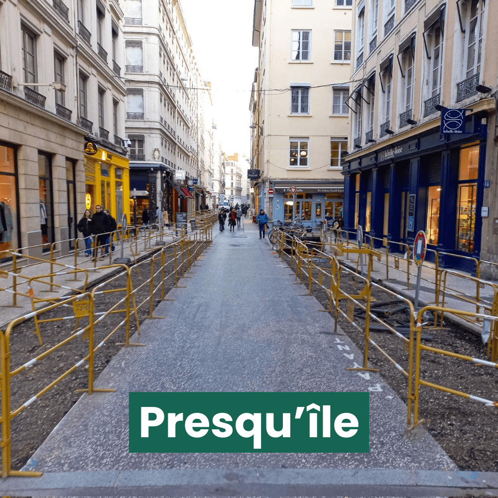 Une rue de la Presqu'île