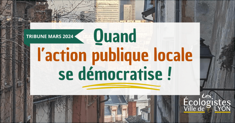 Tribune de mars 2024 : Quand l'action publique se démocratise