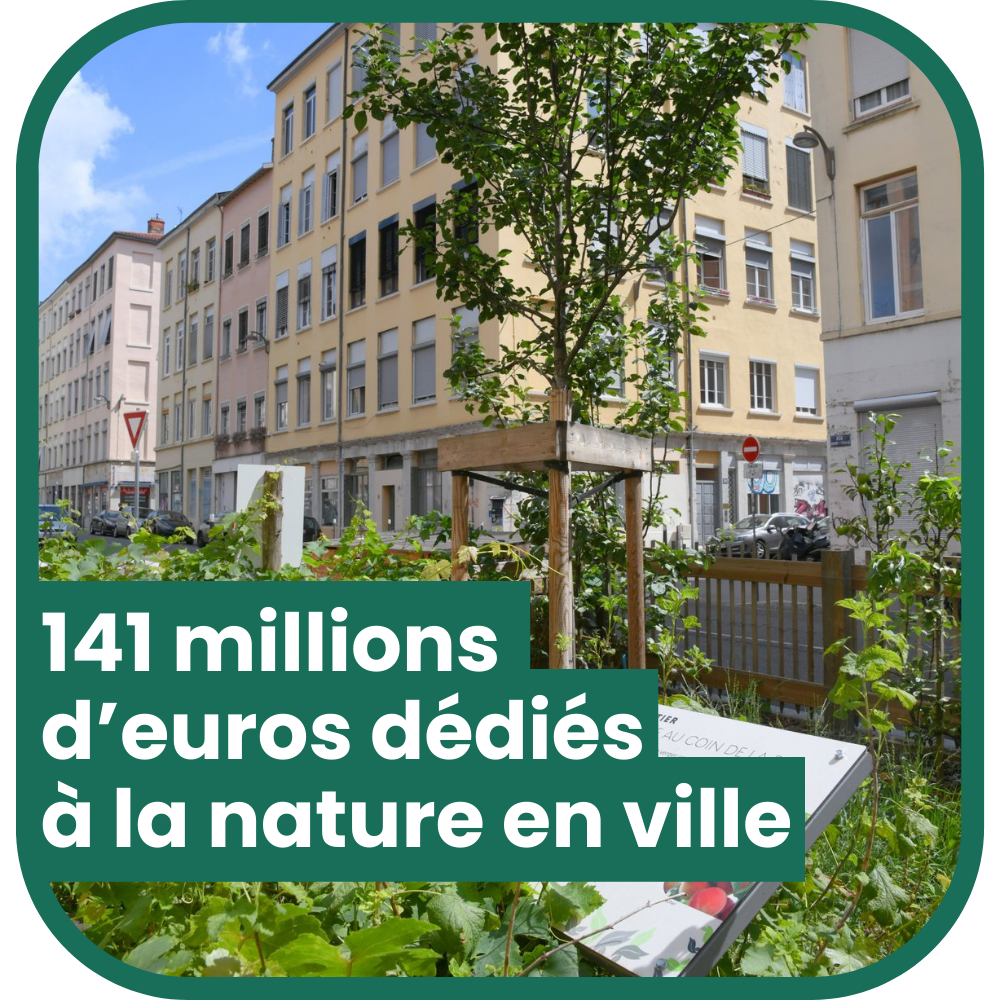 141 millions d'euros dédiés à la nature en ville