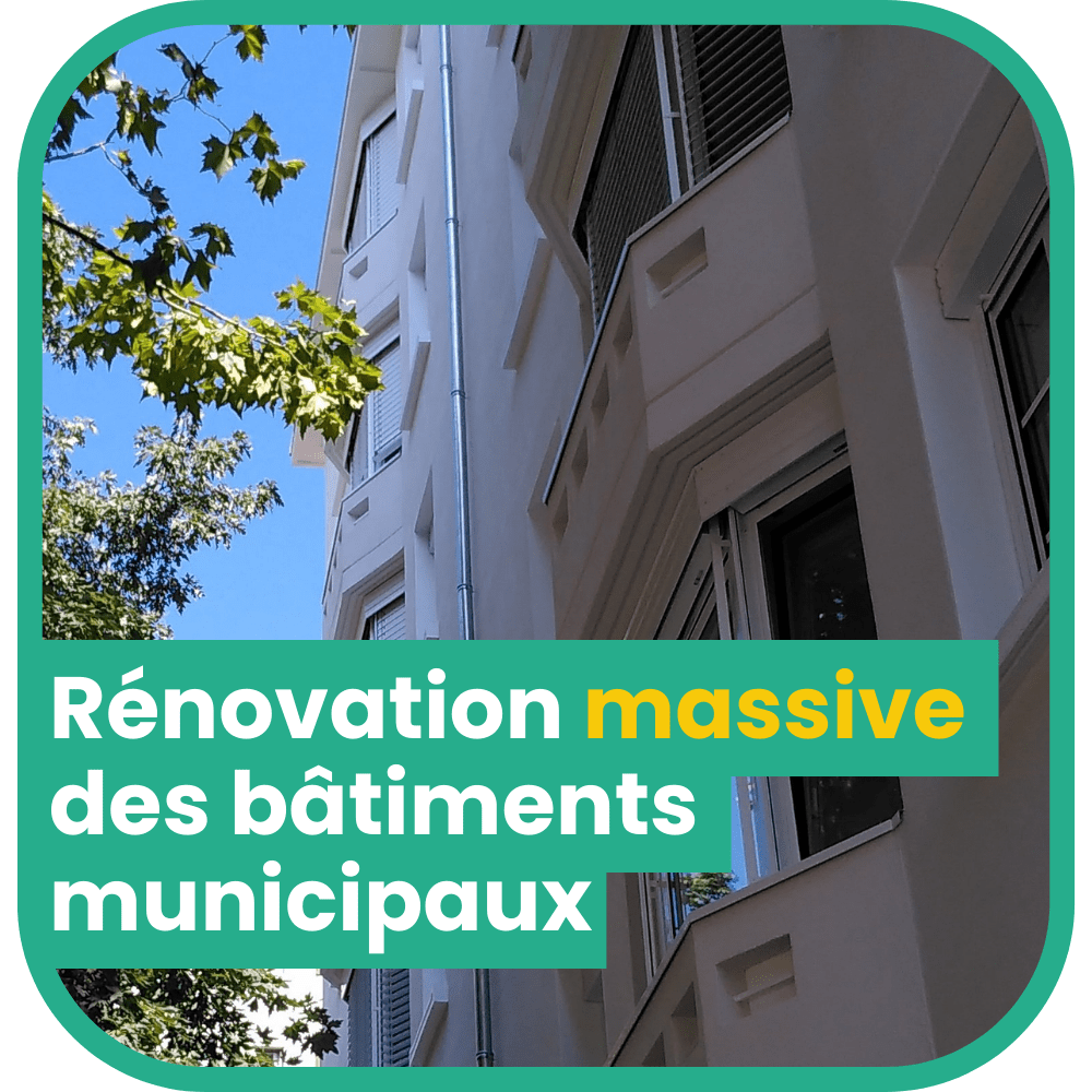 Rénovation massive des bâtiments municipaux