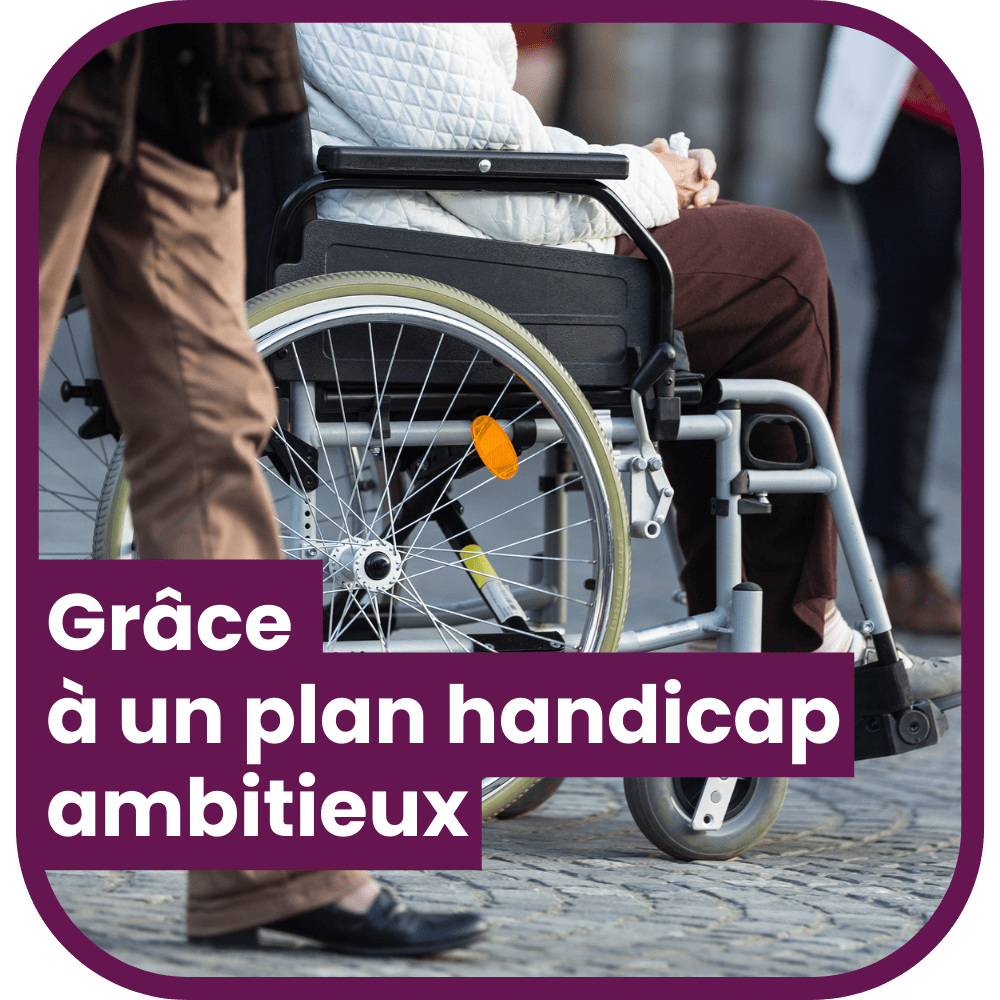 Grâce à un plan handicap ambitieux