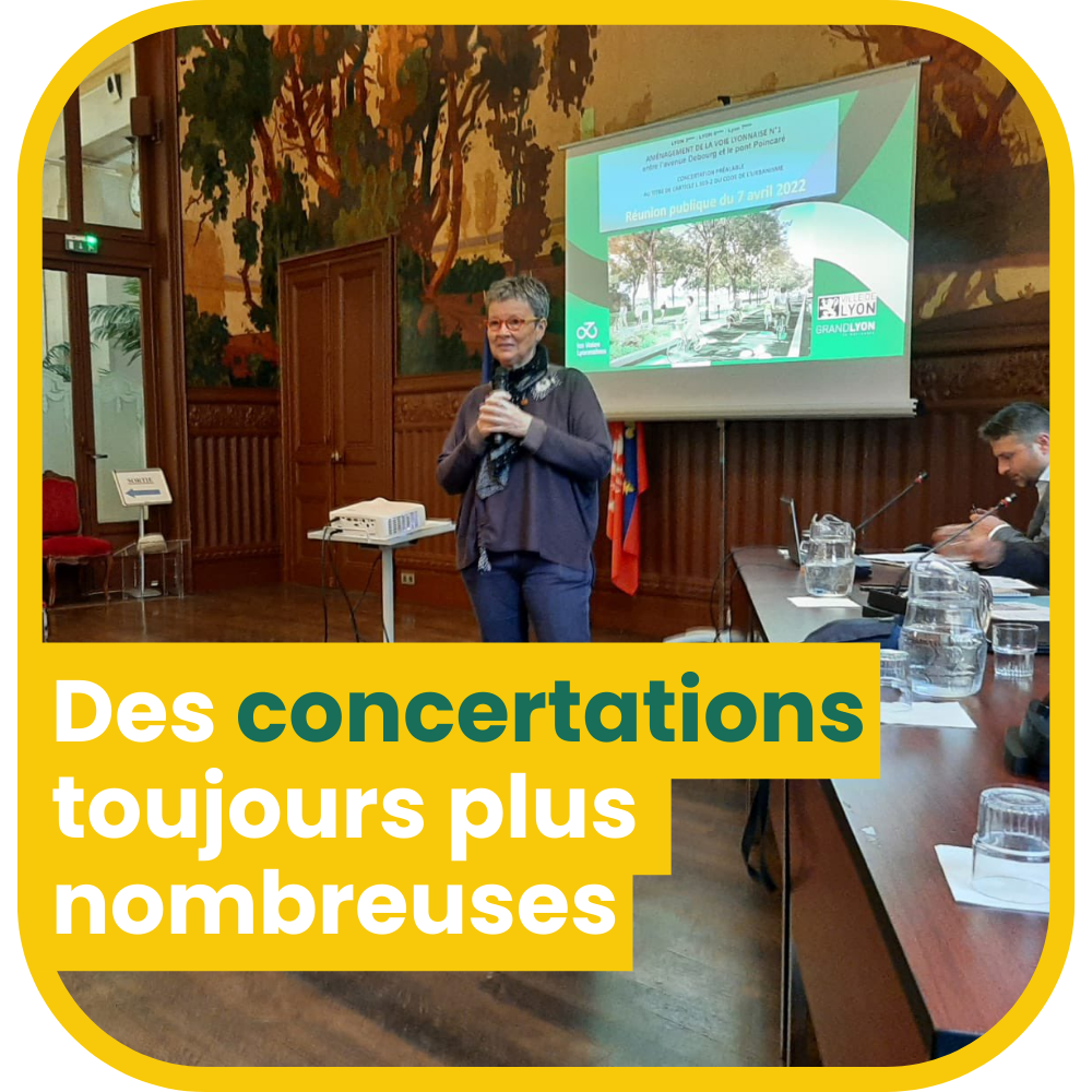 Des concertations toujours plus nombreuses